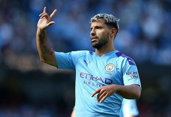 Aguero is currently leading the pack